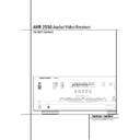 Harman Kardon AVR 2550 (serv.man17) User Guide / Operation Manual