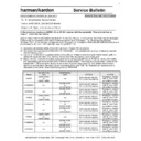 Harman Kardon AVR 35 (serv.man14) Technical Bulletin