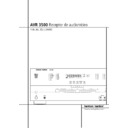 avr 3500 (serv.man5) user guide / operation manual