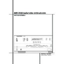 avr 3550 (serv.man11) user guide / operation manual