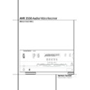 avr 3550 (serv.man2) user guide / operation manual