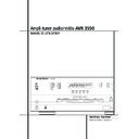 avr 3550 (serv.man3) user guide / operation manual