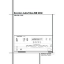 avr 3550 (serv.man4) user guide / operation manual