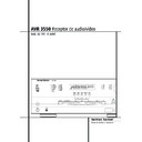 avr 3550 (serv.man5) user guide / operation manual