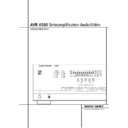 avr 4500 (serv.man6) user guide / operation manual