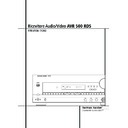avr 500 (serv.man2) user guide / operation manual