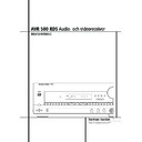 avr 500 (serv.man3) user guide / operation manual