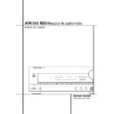 avr 500 (serv.man4) user guide / operation manual