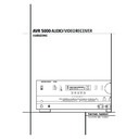 avr 5000 (serv.man5) user guide / operation manual