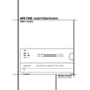 Harman Kardon AVR 7300 (serv.man7) User Guide / Operation Manual