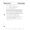 Harman Kardon CD 291 Technical Bulletin