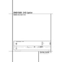 dvd 1500 (serv.man10) user guide / operation manual