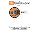 esc 333 sub (serv.man8) user guide / operation manual