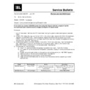 JBL ESC 550 Source (serv.man2) Technical Bulletin