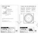 JBL HTPS 400 (serv.man2) User Guide / Operation Manual
