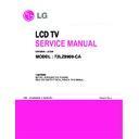 LG 72LZ9900-CA (CHASSIS:LC12N) Service Manual