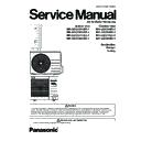 Panasonic WH-SDC03H3E5-1, WH-SDC05H3E5-1, WH-SDC07H3E5-1, WH-SDC09H3E5-1, WH-UD03HE5-1, WH-UD05HE5-1, WH-UD07HE5-1, WH-UD09HE5-1 Service Manual Simplified