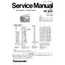 Panasonic RF-B55EG Service Manual