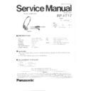 Panasonic RP-HT17PP Service Manual