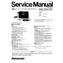 Panasonic RQ-SX70FGH Service Manual