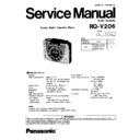 Panasonic RQ-V206GC Service Manual