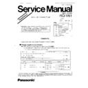 Panasonic RQ-V61 (serv.man2) Service Manual Supplement