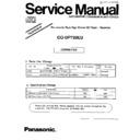 Panasonic CQ-DP728EU Service Manual Supplement