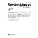 Panasonic KX-FLB813RU (serv.man5) Service Manual Supplement