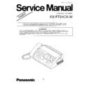 Panasonic KX-FT31CX-W Service Manual Simplified