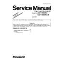 Panasonic KX-T7665RU, KX-T7665RU-B Service Manual Supplement
