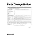 cf-29 (serv.man11) service manual parts change notice