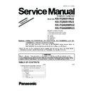 Panasonic KX-TG8051RU2, KX-TG8051RU3, KX-TGA806RU2, KX-TGA806RU3 Service Manual Supplement