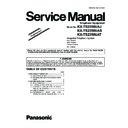 kx-ts2350uaj, kx-ts2350uas, kx-ts2350uat (serv.man4) service manual supplement