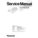 Panasonic KX-TS2362RUW Service Manual