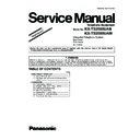 Panasonic KX-TS2565UAB, KX-TS2565UAW Service Manual Supplement