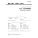 Sharp CD-BA1300 (serv.man4) Parts Guide