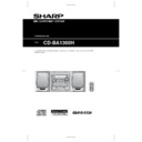 Sharp CD-BA1300 User Guide / Operation Manual