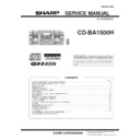 Sharp CD-BA1500 (serv.man10) Service Manual