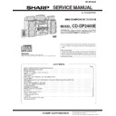cd-dp2400e (serv.man18) service manual
