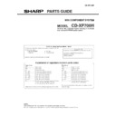 cd-xp700h parts guide