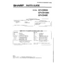 Sharp QT-CD50H Parts Guide