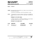 Sharp WQ-CH450H (serv.man6) Technical Bulletin