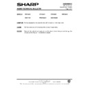Sharp WQ-CH900H (serv.man5) Technical Bulletin