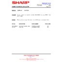 Sharp XL-HP404 (serv.man15) Technical Bulletin