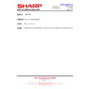 Sharp DX-AT50H (serv.man23) Technical Bulletin