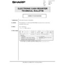Sharp GENERAL (serv.man58) Technical Bulletin
