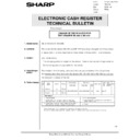 Sharp GENERAL (serv.man60) Technical Bulletin