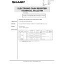 Sharp GENERAL (serv.man67) Technical Bulletin