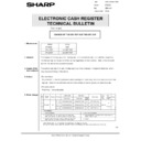 Sharp GENERAL (serv.man70) Technical Bulletin