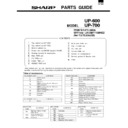 up-600, up-700 (serv.man24) service manual